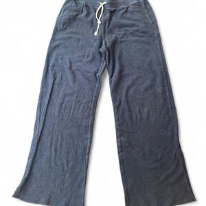 Aerie Navy Wide Leg Pants